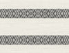 Alani Geo Stripe Charcoal LN40100 by Lillian August Designer Wallpaper