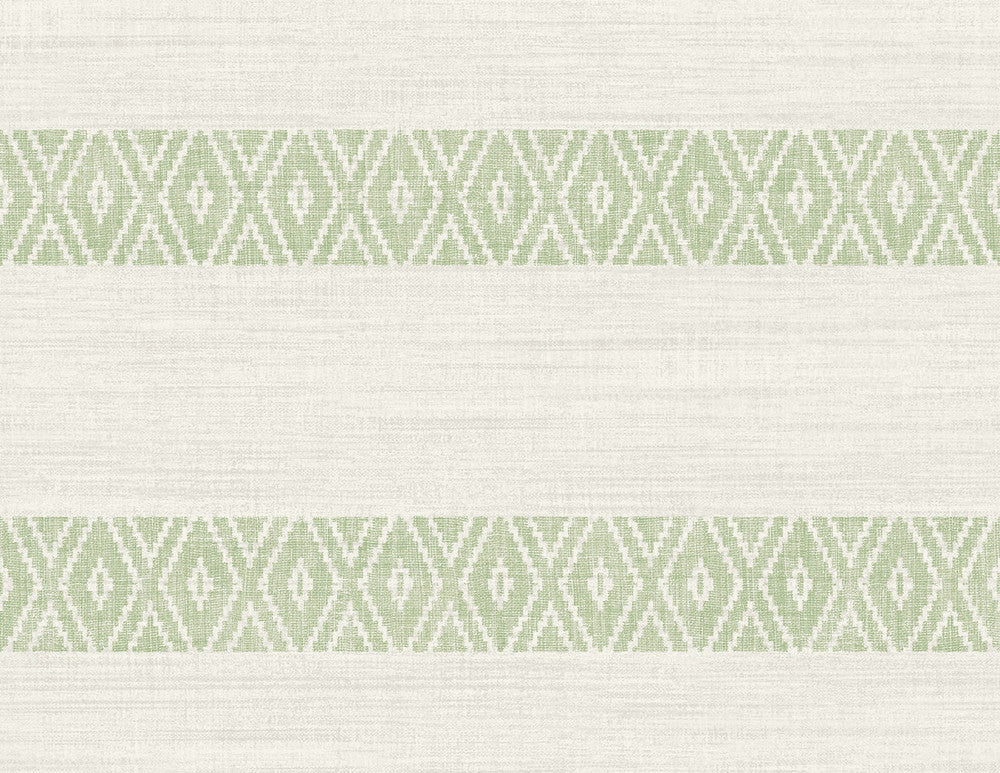 Alani Geo Stripe Aloe LN40104 by Lillian August Designer Wallpaper