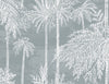 Palm Grove Bluestone LN40218 by Lillian August Designer Wallpaper