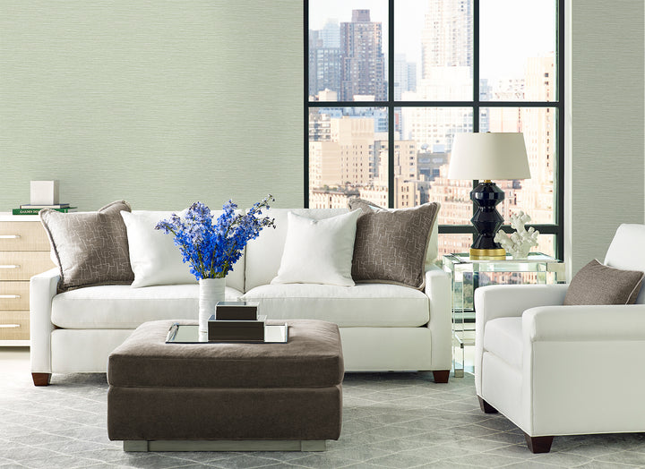 Tiger Island Faux Sisal Aloe LN40414 by Lillian August Designer Wallpaper