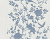 Aloha Bird Trail Denim Blue LN41002 by Lillian August Designer Wallpaper