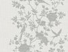 Aloha Bird Trail Heather Grey LN41008 by Lillian August Designer Wallpaper