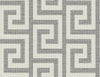 Luna Retreat Greek Key Charcoal LN41200 by Lillian August Designer Wallpaper