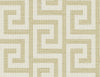 Luna Retreat Greek Key Golden LN41203 by Lillian August Designer Wallpaper