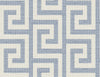Luna Retreat Greek Key Blue Lake LN41212 by Lillian August Designer Wallpaper