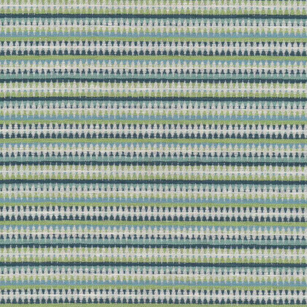 Locatello 1 Seaglass by Stout Designer Fabric RAINBOW LIBRARY VAPOR/SEAGLASS 88%POL 12%COT INDIA Horizontal: 0.250 and Vertical: 3.000 54 in - Swanky Fabrics -