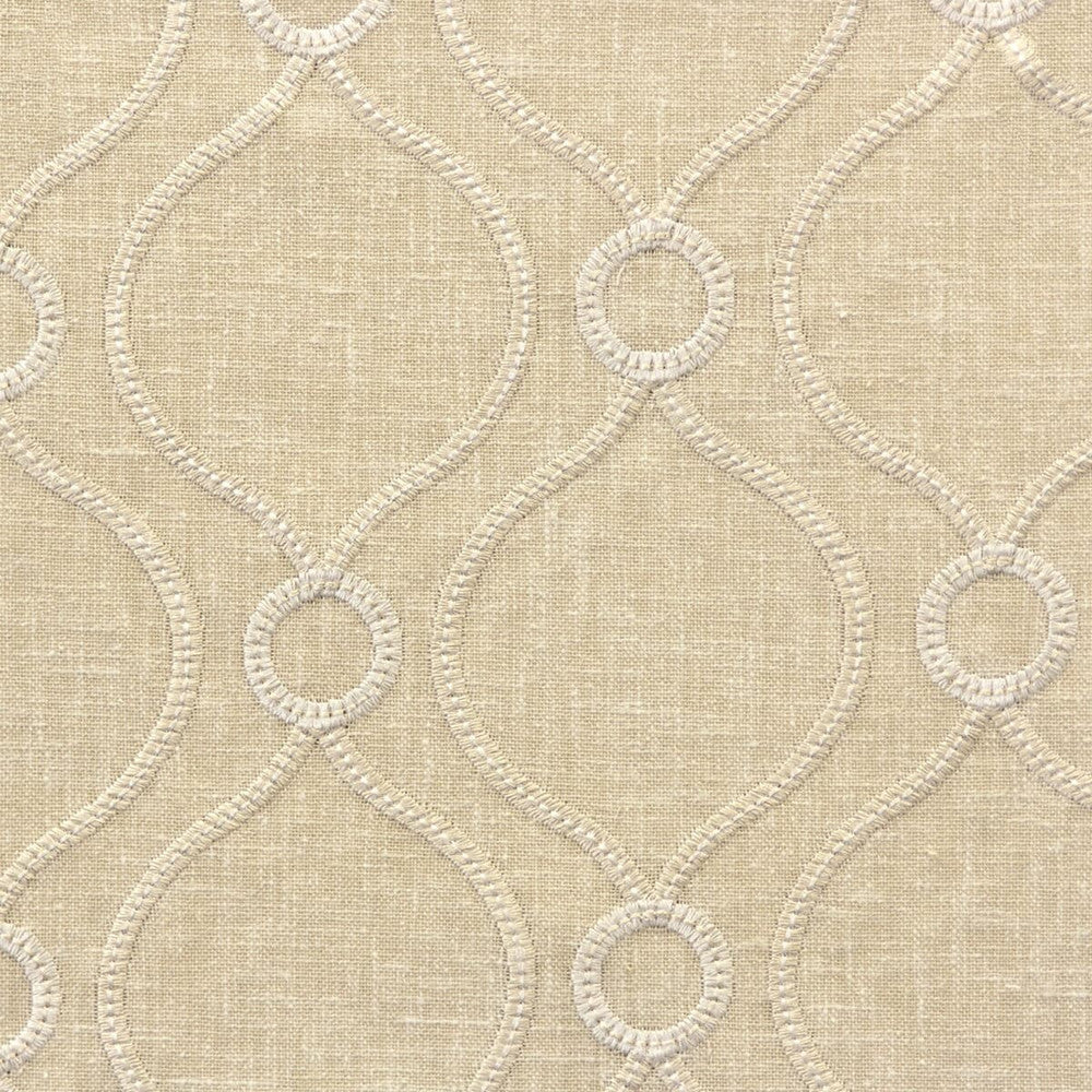 Looping 5 Fawn by Stout Designer Fabric Color My Window Embroidery/Snow 70% Polyester 30% Cotton Polyester Embroidery INDIA FLAME RETARDANT-U.F.A.C. CLASS 1 (OR A) CATB 117-2013 WYZENBEEK 7 000 DOUBLE RUB WEAR TEST (LIGHT DUTY) Horizontal: 4.5 and Vertical: 4.5 54 in - Swanky Fabrics -