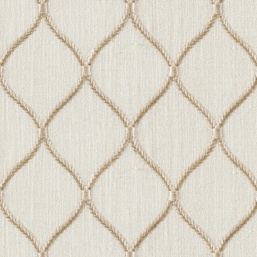 Lowell Quartz by Magnolia Designer Fabric - 20% Linen, 45% Viscose, 35% Polyester China Horizontal: 4.3 and Vertical: 5.1 50 - Swanky Fabrics -