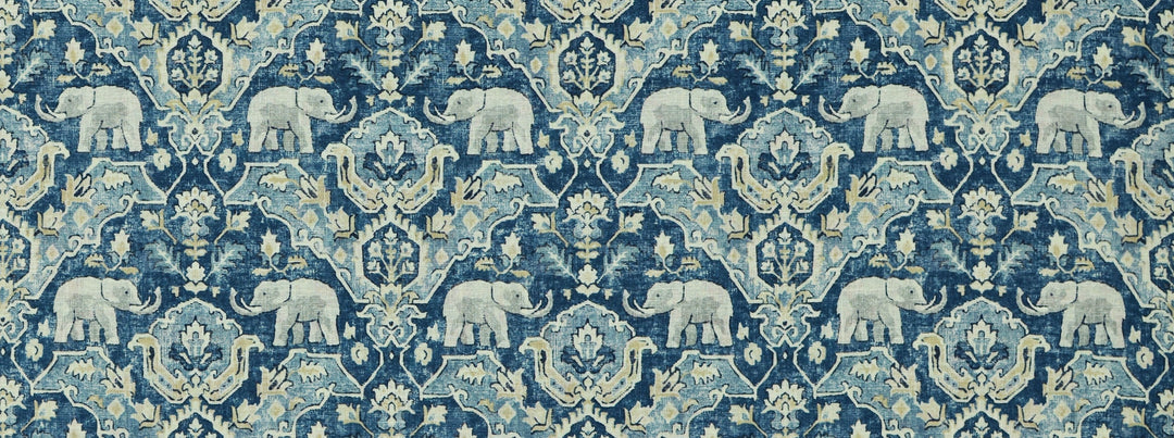 Loxodonta 526 Batik Blue by Covington Designer Fabric