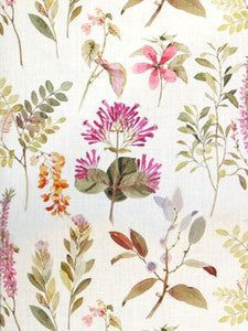 Sissinghurst Purple Multi LO50160001 by Grey Watkins Designer Fabric