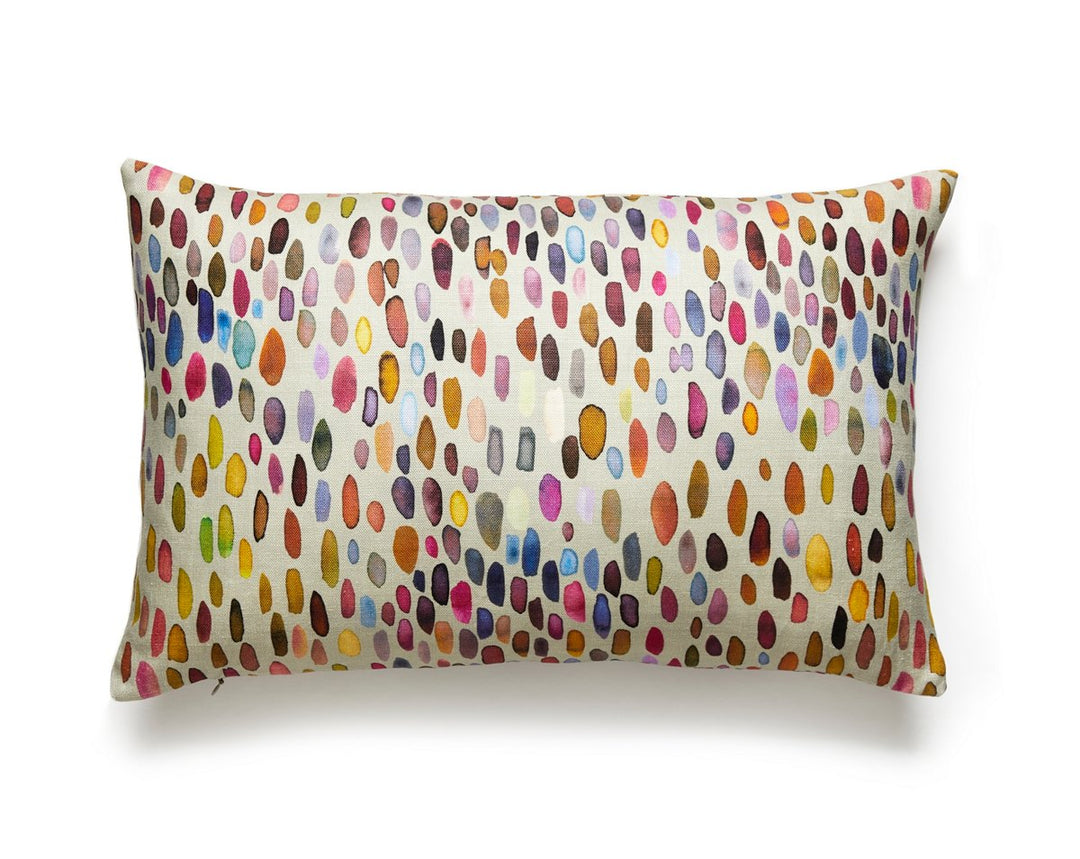 Jamboree Pillow 14 X 22 - Magenta / Multi LOLJAMBPILL0002 by Scalamandre Designer Pillow
