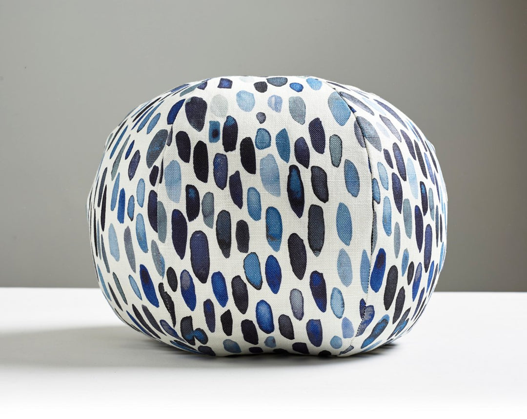 Jamboree Pillow 12 Dia - Blues LOSJAMBPILL0004 by Scalamandre Designer Pillow