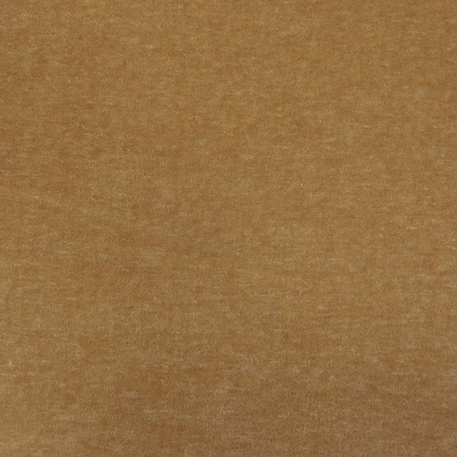 Lemaire # 403 Camel by Maxwell Designer Fabric 100% MOHAIR 100% POLYESTER BACKING USA 54" - Swanky Fabrics -