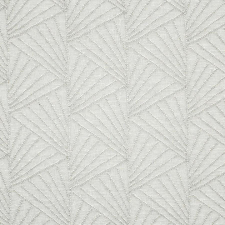 Ladysmith # 420 Crystal by Maxwell Designer Fabric Sheer Threads 100% POLYESTER TURKEY V-4" H-3.25" 120" EMB. WIDTH 108" - Swanky Fabrics -