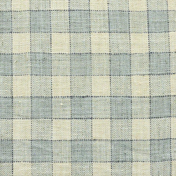Lacrosse # 632 Aqua by Maxwell Designer Fabric Stripes & Checks Ii 100% POLYESTER INDIA V-3.37"H-3" 55.25" - Swanky Fabrics -