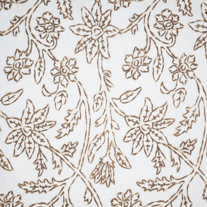 Laval # 603 Cocoa by Maxwell Designer Fabric Color Theory-Vol.Viii Tigerseye 100% COTTON SPAIN V-16" H-9" 55" - Swanky Fabrics -