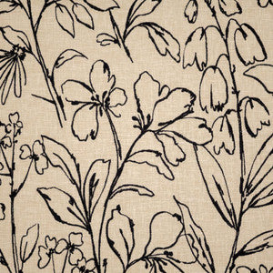 Lobelia # 205 Carbon by Maxwell Designer Fabric