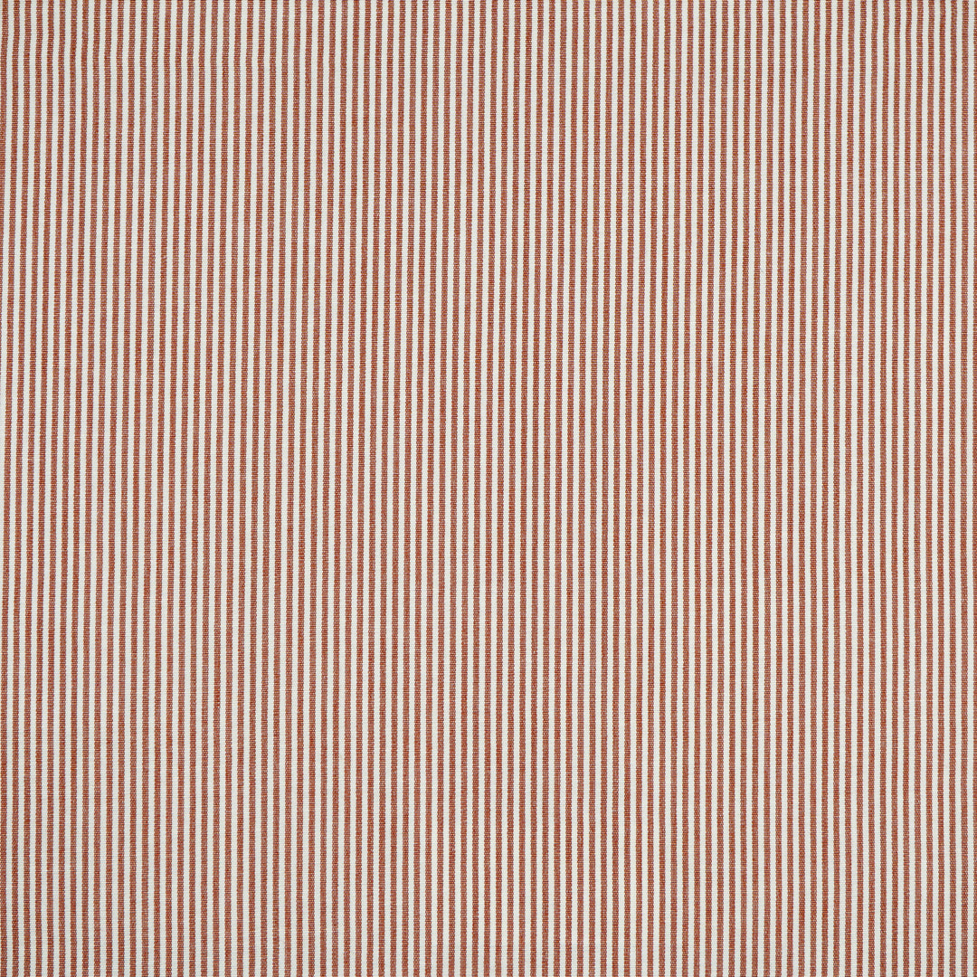 Logan # 765 Cinnabar by Maxwell Designer Fabric Stripes & Checks Iv 100% COTTON INDIA H-0.25" 54" - Swanky Fabrics -