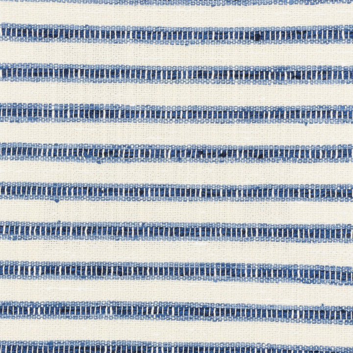 Lumina 1 Indigo by Stout Fabric Stout Fabric Lumina 1 IndigoFabric JUST STRIPES DENIM/SLATE 67%POL 33%COT INDIA </p><p>Repeat: H: 0.000, V: 0.625 54 in - Fabric Carolina -