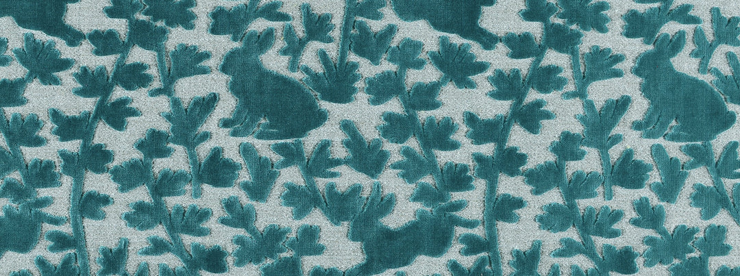 Luv Bunny 504 Azure by Covington Designer Fabric