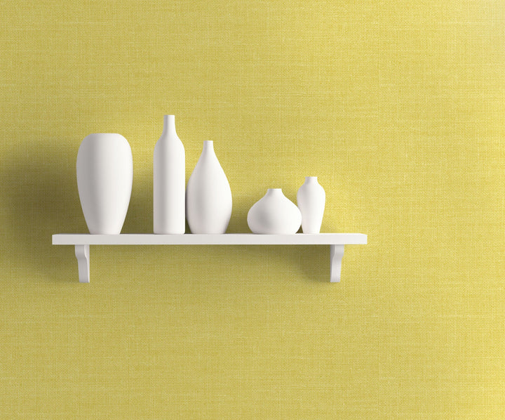 Hopsack Embossed Vinyl Sunshine LW51103 by Seabrook Designs Designer Wallpaper
