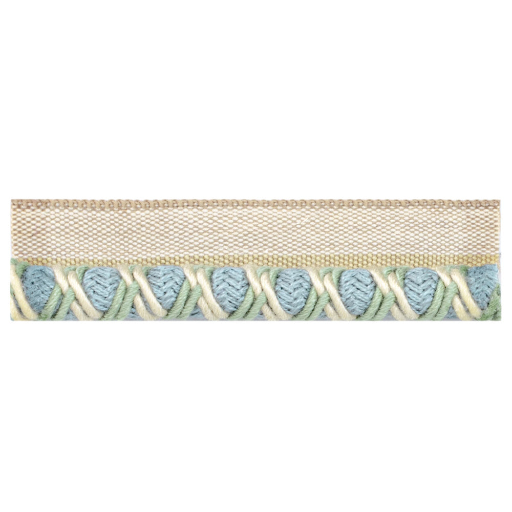 Lyric 4 Chambray by Stout Trim Stout Trim Lyric 4 ChambrayTrim VISIONS OF COLOR TRIM TURKEY </p><p>Repeat: H: 0.375, V: 0.000 0.38 in - Fabric Carolina -