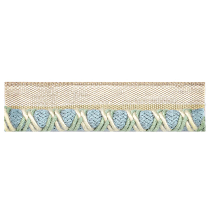 Lyric 4 Chambray by Stout Trim Stout Trim Lyric 4 ChambrayTrim VISIONS OF COLOR TRIM 46%POL 39%COT 15%ACR TURKEY </p><p>Repeat: H: 0.375, V: 0.000 0.38 in - Fabric Carolina -