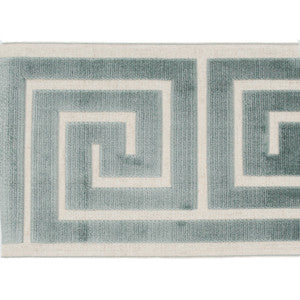 Labyrinth Teal by Europatex Designer Fabric