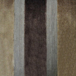 Lara's Velvet Stripe Mink by Europatex Designer Fabric