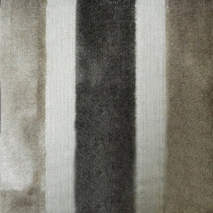 Lara's Velvet Stripe Silver by Europatex Designer Fabric