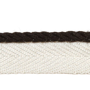 Le Lin Micro Cord Black by Europatex Designer Fabric