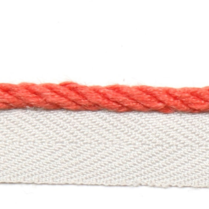 Le Lin Micro Cord Dark Coral by Europatex Designer Fabric Le Lin 63% Linen, 37% Rayon 0.13 inches - Swanky Fabrics -