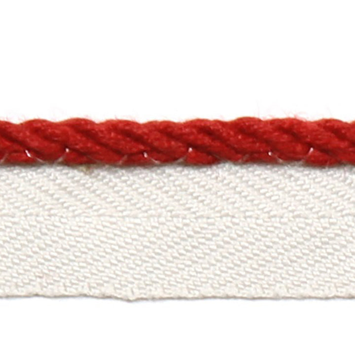 Le Lin Micro Cord Rouge by Europatex Designer Fabric Le Lin 63% Linen, 37% Rayon 0.13 inches - Swanky Fabrics -