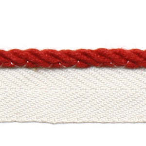 Le Lin Micro Cord Rouge by Europatex Designer Fabric
