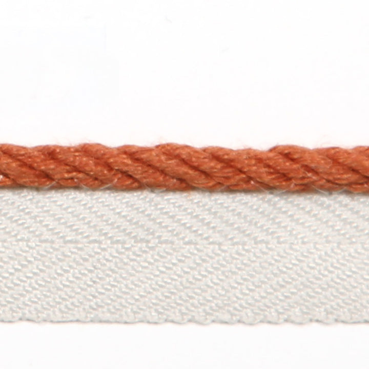 Le Lin Micro Cord Rust by Europatex Designer Fabric Le Lin 63% Linen, 37% Rayon 0.13 inches - Swanky Fabrics -