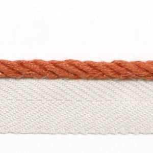 Le Lin Micro Cord Rust by Europatex Designer Fabric