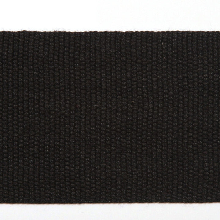 Le Lin 2 Tape Black by Europatex Designer Fabric Le Lin 63% Linen, 37% Rayon 2.00 inches - Swanky Fabrics -