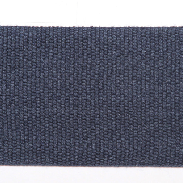 Le Lin 2 Tape Navy by Europatex Designer Fabric Le Lin 63% Linen, 37% Rayon 2.00 inches - Swanky Fabrics -