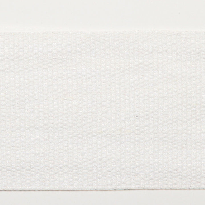 Le Lin 2 Tape White by Europatex Designer Fabric Le Lin 63% Linen, 37% Rayon 2.00 inches - Swanky Fabrics -