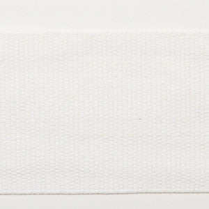 Le Lin 2 Tape White by Europatex Designer Fabric