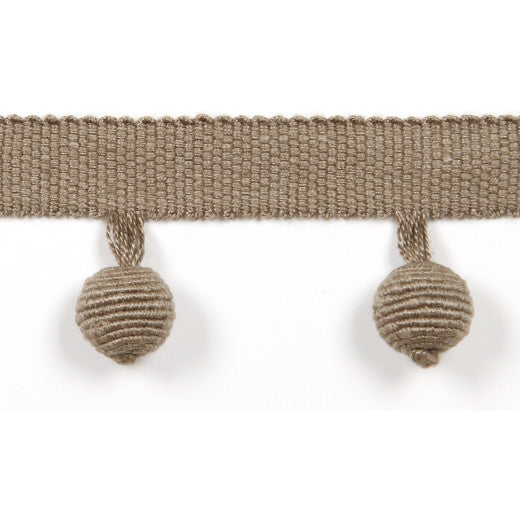 Le Lin Beaded Fringe Grain by Europatex Designer Fabric Le Lin Collection 63% Linen / 37% Rayon China See Sample Horizontal: N/A and Vertical: N/A 1.46 inches  - Swanky Fabrics -