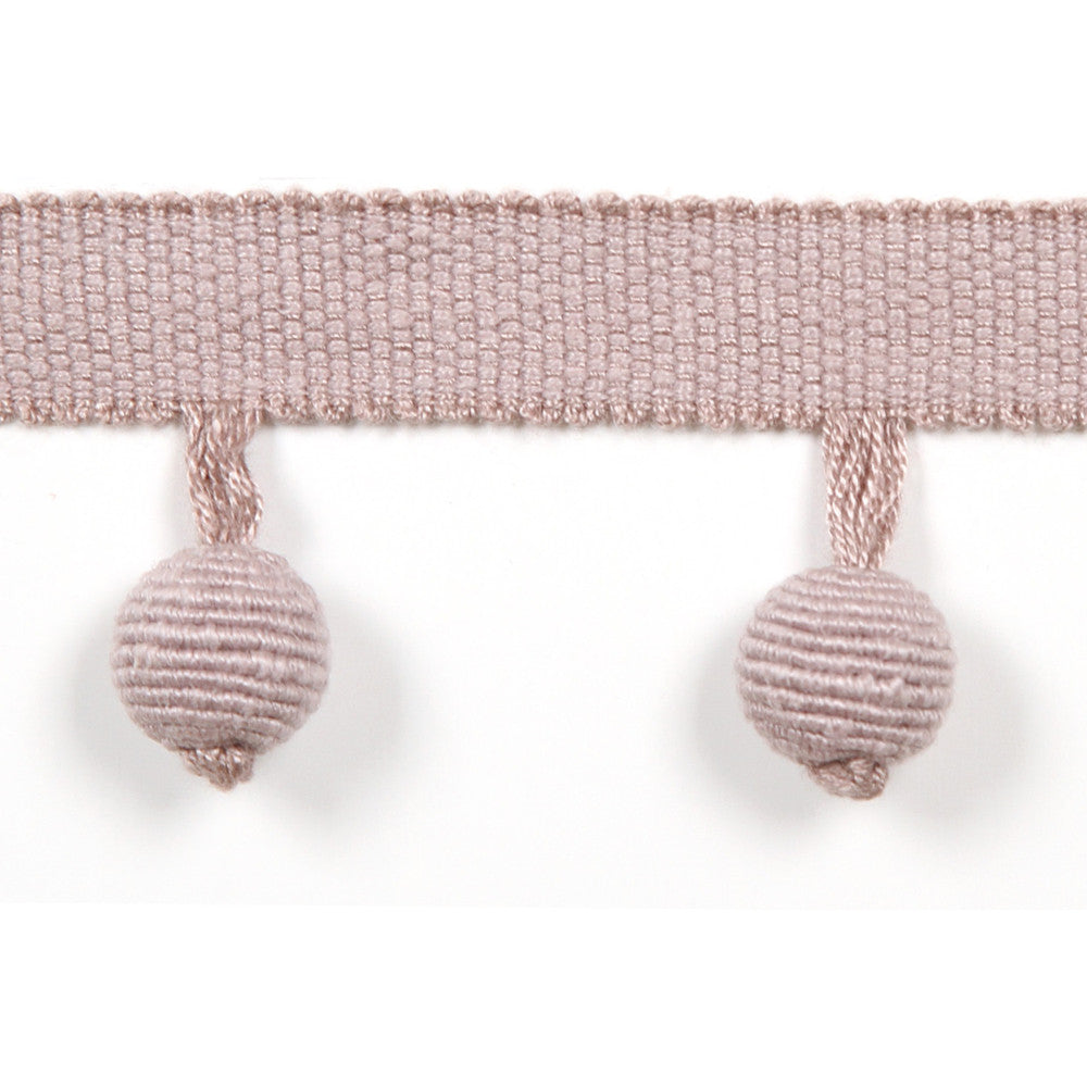 Le Lin Beaded Fringe Grape by Europatex Designer Fabric Le Lin 63% Linen, 37% Rayon 1.46 inches - Swanky Fabrics -