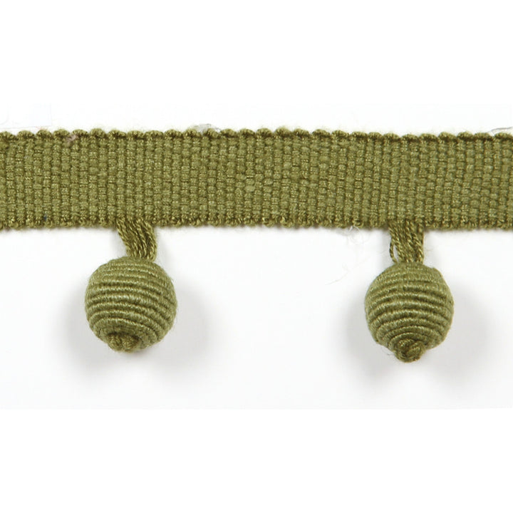 Le Lin Beaded Fringe Leaf by Europatex Designer Fabric Le Lin 63% Linen, 37% Rayon 1.46 inches - Swanky Fabrics -