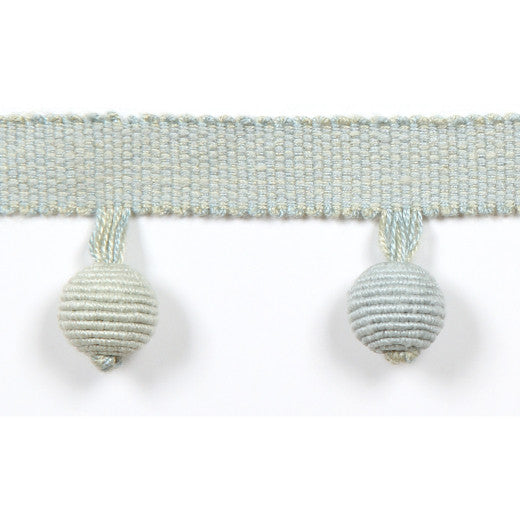Le Lin Beaded Fringe Spa by Europatex Designer Fabric Le Lin Collection 63% Linen / 37% Rayon China See Sample Horizontal: N/A and Vertical: N/A 1.46 inches  - Swanky Fabrics -