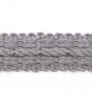 Le Lin Braid Battleship by Europatex Designer Fabric