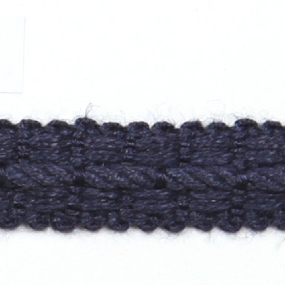 Le Lin Braid Navy by Europatex Designer Fabric Le Lin 63% Linen, 37% Rayon 0.50 inches - Swanky Fabrics -
