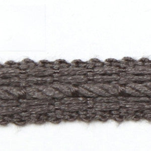 Le Lin Braid Steel by Europatex Designer Fabric