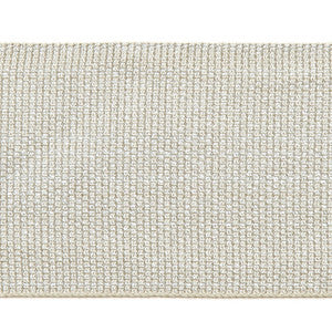 Le Lin Metallic Tape Silver by Europatex Designer Fabric