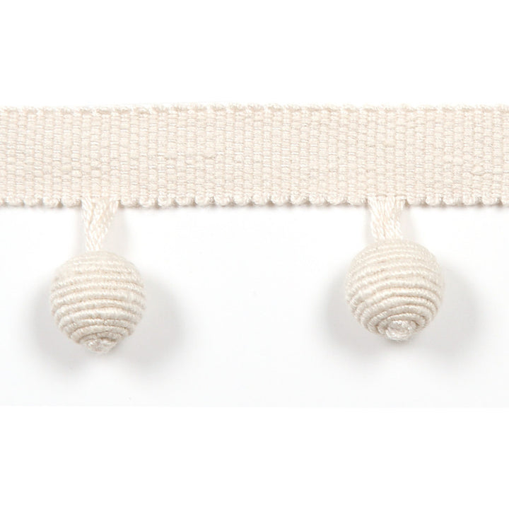 Le Lin Beaded Fringe Canvas by Europatex Designer Fabric Le Lin Collection 63% Linen, 37% Rayon China Horizontal: N/A and Vertical: N/A 1.46" - Swanky Fabrics -