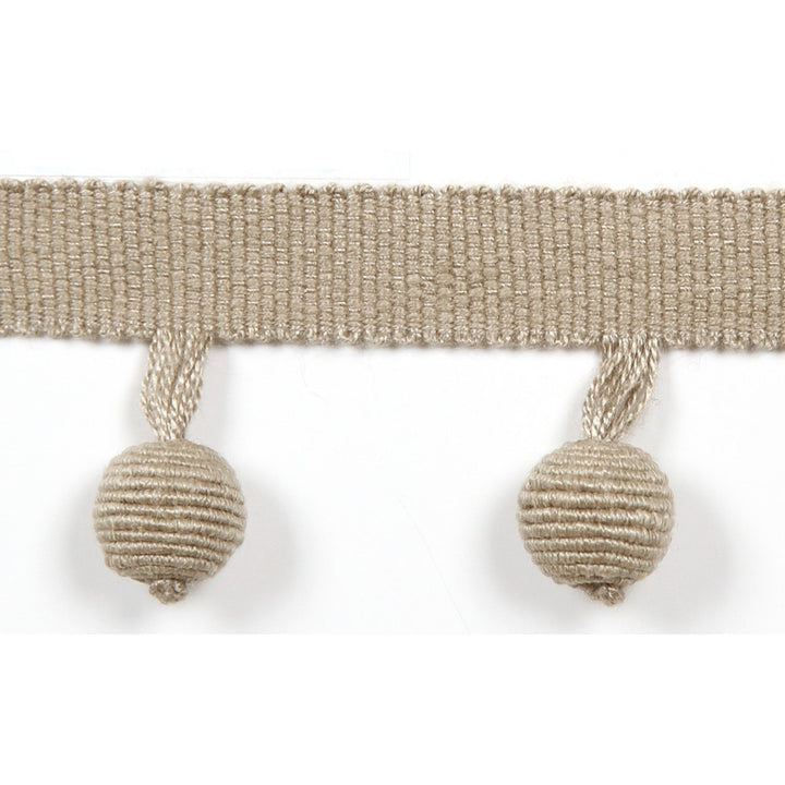 Le Lin Beaded Fringe Haze by Europatex Designer Fabric Le Lin Collection 63% Linen, 37% Rayon China Horizontal: N/A and Vertical: N/A 1.46" - Swanky Fabrics -